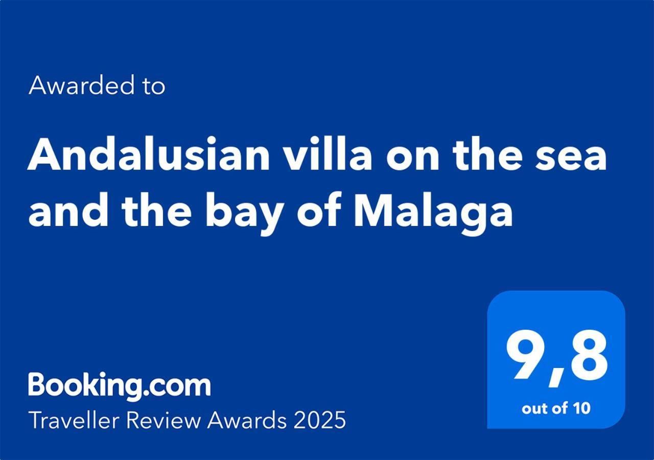 Andalusian Villa On The Sea And The Bay Of Málaga Exterior foto